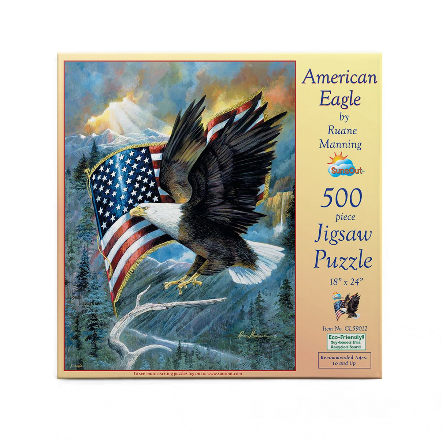 American Eagle - 500 Piece Jigsaw Puzzle